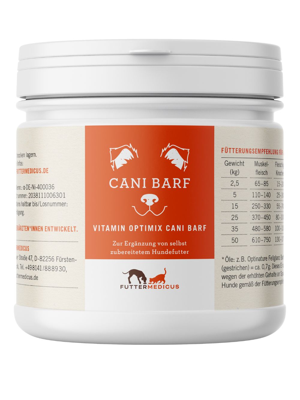 Vitamin Optimix Cani BARF 90g